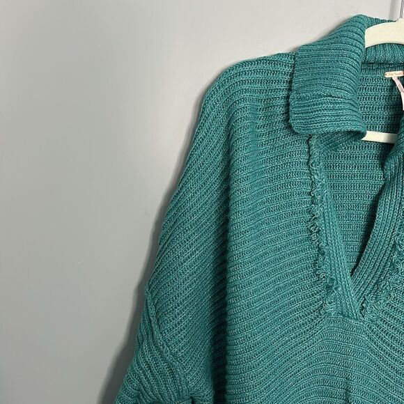 Free People Marlie Pullover V-Neck Sweater - Picture 4 of 10